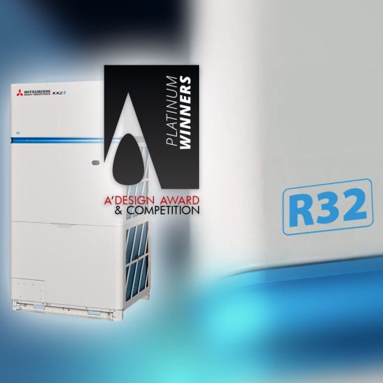 System klimatyzacji VRF KXZ3 nagrodzony Platinum A' Design Award 2025