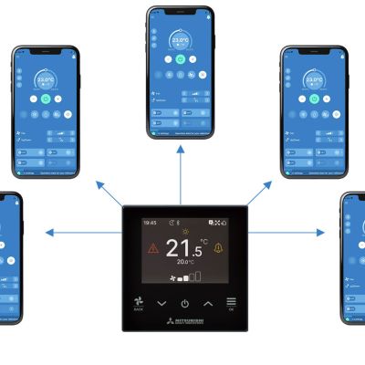 Możliwość sterowania za pomocą aż 5 urządzeń mobilnych